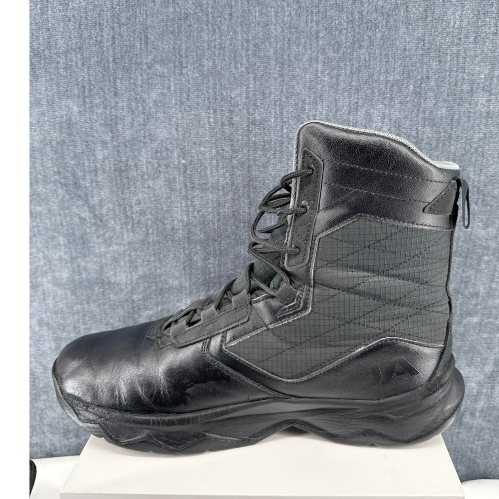 Under Armour Stellar G2 Tactical Boots Mens 12.5 2E Black Leather 3024948-001
